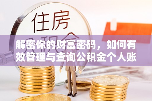 文安解密你的财富密码，如何有效管理与查询公积金个人账户信息
