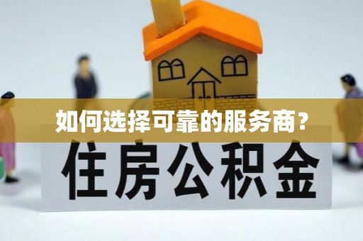 文安如何选择可靠的服务商？