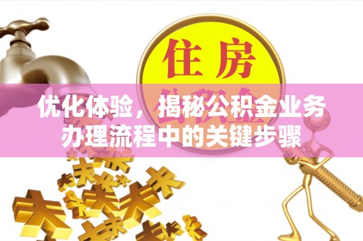 文安优化体验，揭秘公积金业务办理流程中的关键步骤