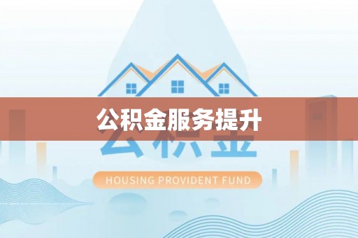 文安公积金服务提升