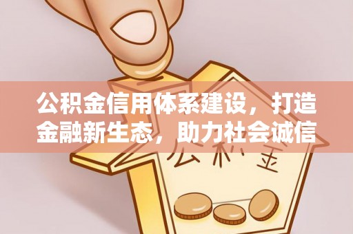 文安公积金信用体系建设，打造金融新生态，助力社会诚信发展