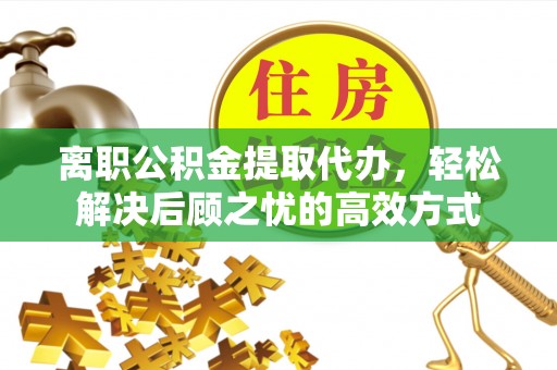 文安离职公积金提取代办，轻松解决后顾之忧的高效方式