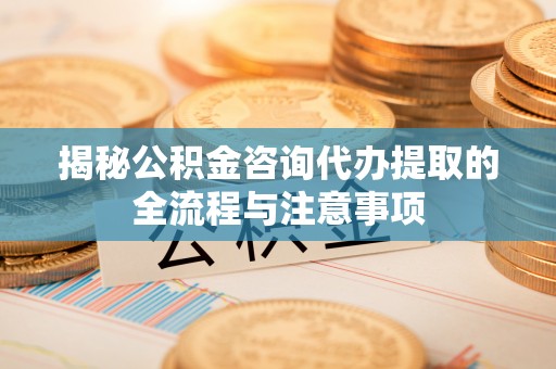 文安揭秘公积金咨询代办提取的全流程与注意事项