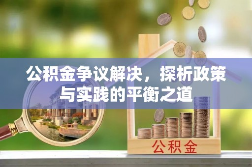 文安公积金争议解决，探析政策与实践的平衡之道