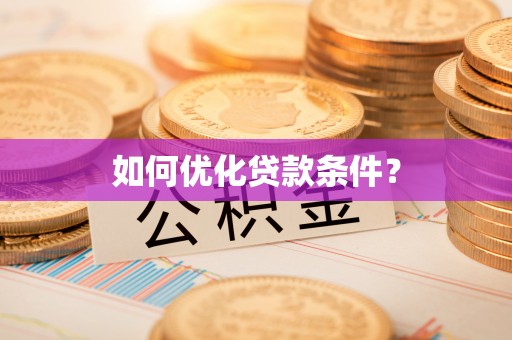 文安如何优化贷款条件？