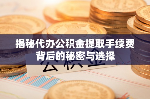 文安揭秘代办公积金提取手续费背后的秘密与选择