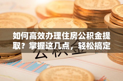 文安如何高效办理住房公积金提取？掌握这几点，轻松搞定！