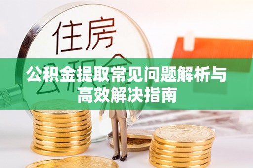 文安公积金提取常见问题解析与高效解决指南