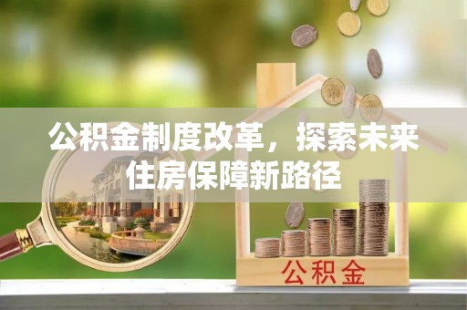 文安公积金制度改革，探索未来住房保障新路径