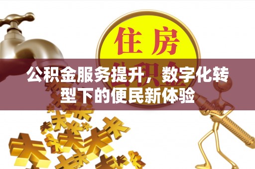 文安公积金服务提升，数字化转型下的便民新体验