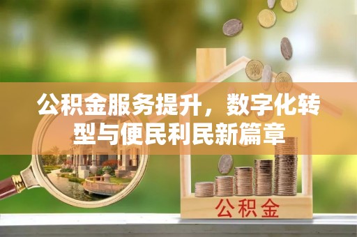 文安公积金服务提升，数字化转型与便民利民新篇章
