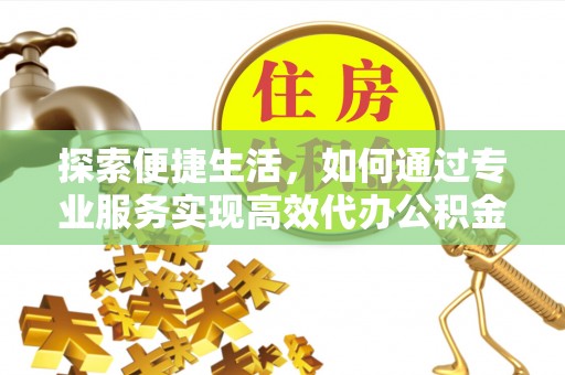 文安探索便捷生活，如何通过专业服务实现高效代办公积金提取