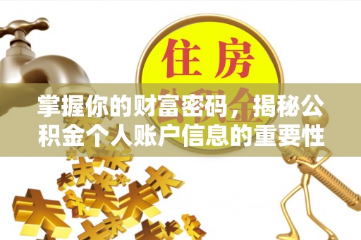 文安掌握你的财富密码，揭秘公积金个人账户信息的重要性