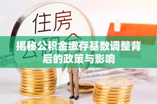 文安揭秘公积金缴存基数调整背后的政策与影响