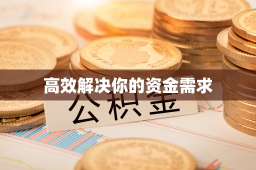 文安高效解决你的资金需求