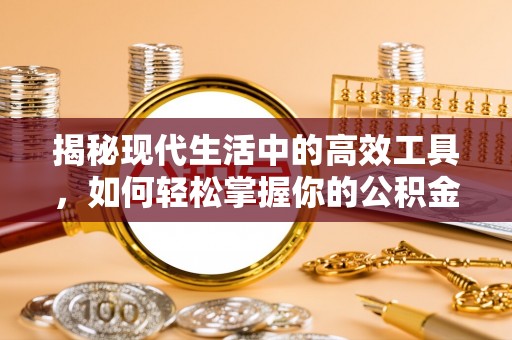 文安揭秘现代生活中的高效工具，如何轻松掌握你的公积金查询方式