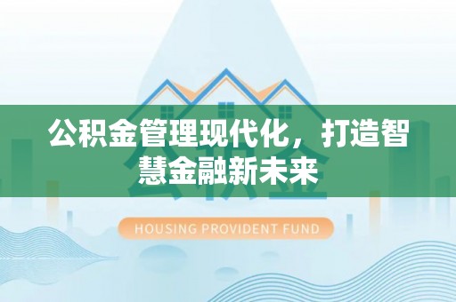 文安公积金管理现代化，打造智慧金融新未来