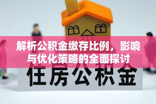 文安解析公积金缴存比例，影响与优化策略的全面探讨