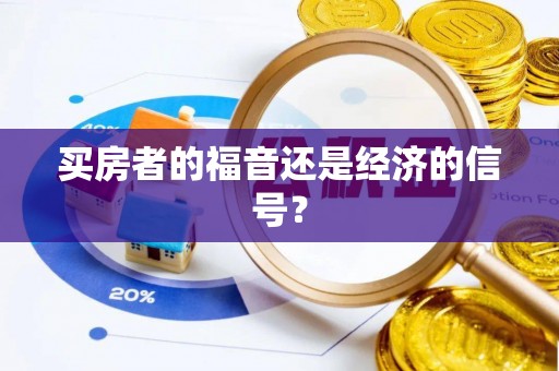 文安买房者的福音还是经济的信号？