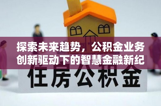 文安探索未来趋势，公积金业务创新驱动下的智慧金融新纪元