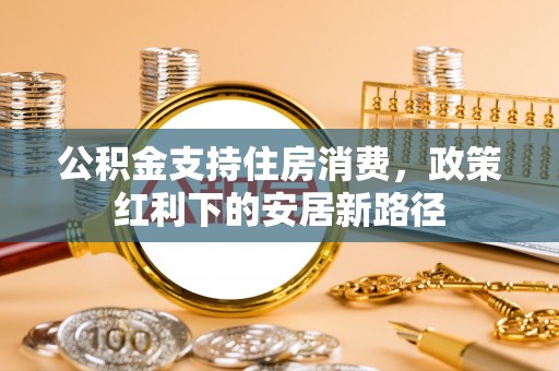 文安公积金支持住房消费，政策红利下的安居新路径