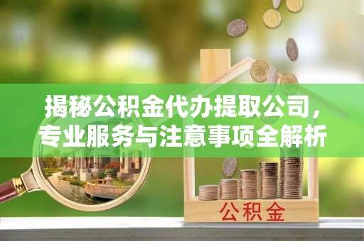 文安揭秘公积金代办提取公司，专业服务与注意事项全解析