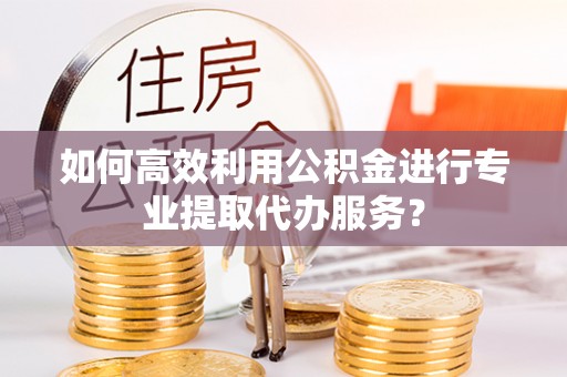 文安如何高效利用公积金进行专业提取代办服务？