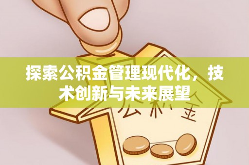 文安探索公积金管理现代化，技术创新与未来展望
