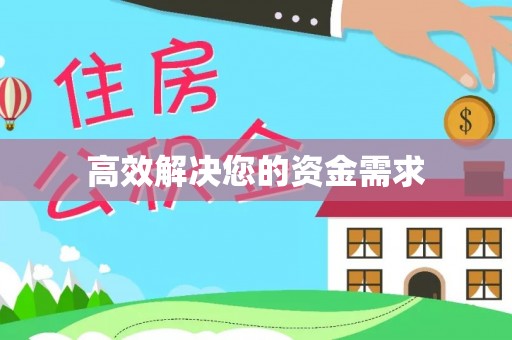 文安高效解决您的资金需求