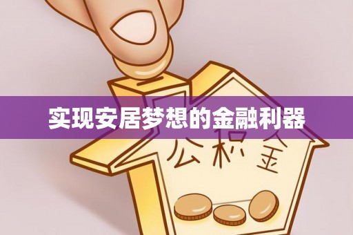 文安实现安居梦想的金融利器