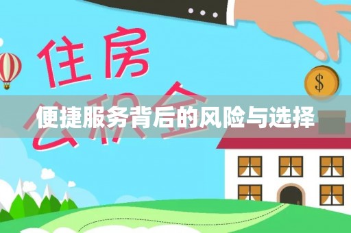 文安便捷服务背后的风险与选择