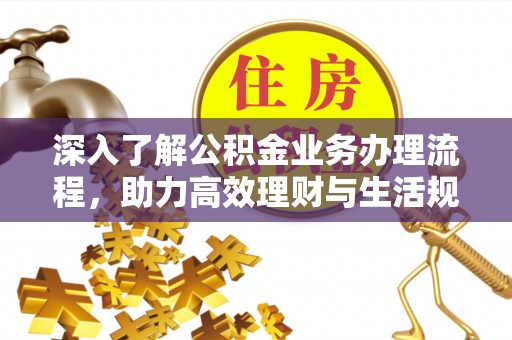 文安深入了解公积金业务办理流程，助力高效理财与生活规划