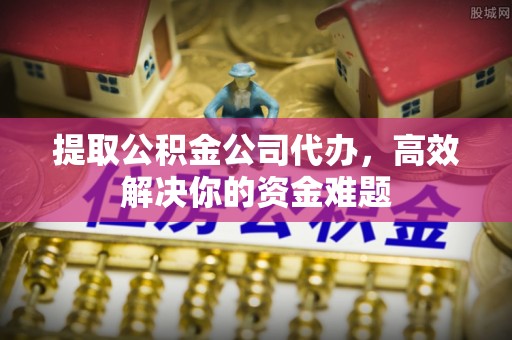 文安提取公积金公司代办，高效解决你的资金难题